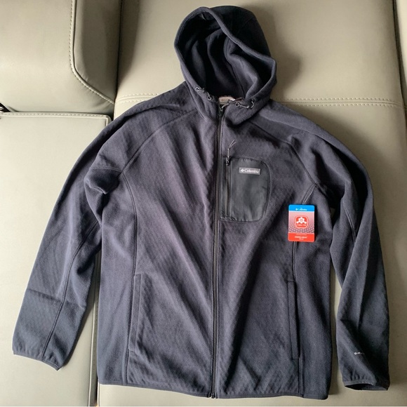 NWT COLUMBIA Omni Heat Helix Tracks Hooded Full zip - Picture 1 of 15